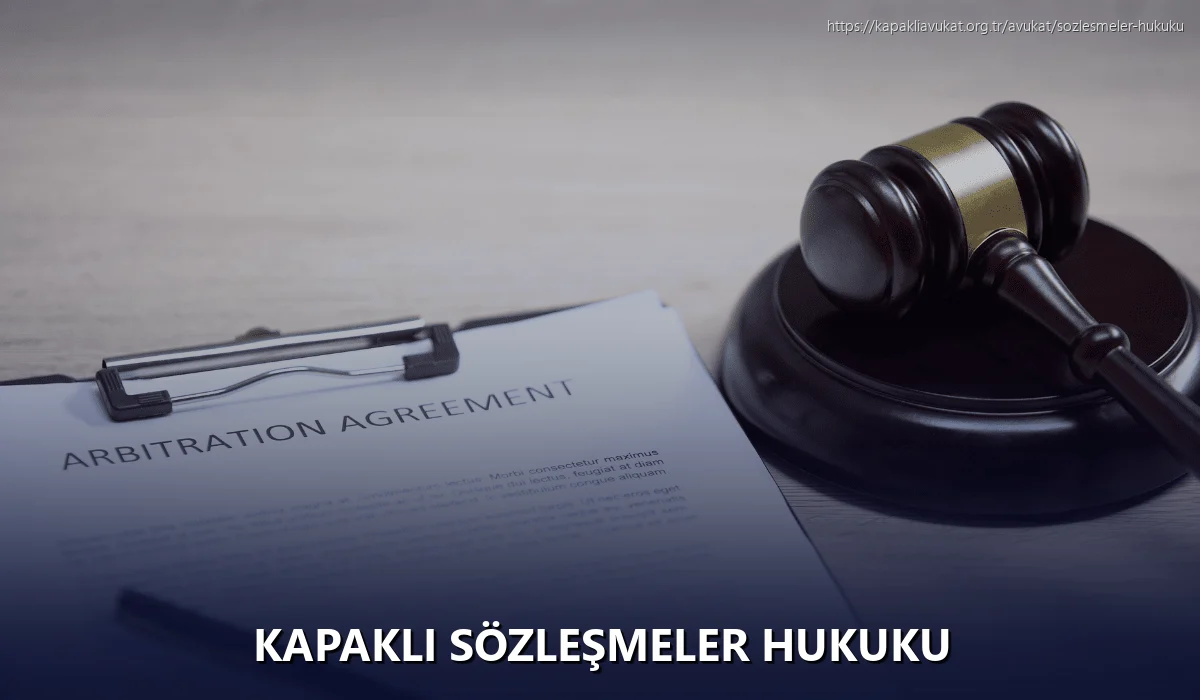 Kapaklı Sözleşmeler Hukuku